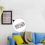 supports muraux argentés modernes tableaux miroirs acier inoxydable utilisation multiple 35mm 19mm