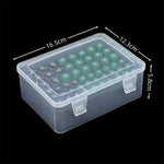 boîte rangement batteries aa aaa 24 30 emplacements mousse noire transparente pratique