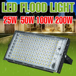 projecteur led extérieur moderne 220v noir 4vis 4rondelles 2clous 274mm139mm