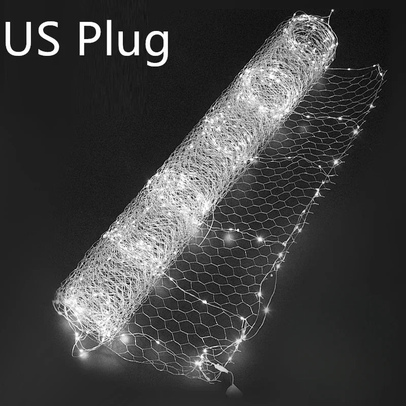 guirlande lumineuse bleu doré étoiles moderne adhésif connecteurs 10m 5m événements anniversaires fêtes noël