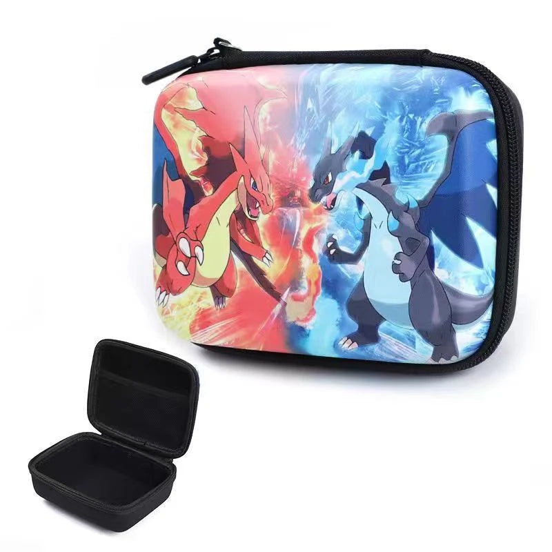 boîtes rangement cartes collection motif pokémon couleurs variées cordon ajustable contemporain
