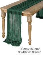 nappe table plissée rustique élégante couleur beige verteOpaque polyester maison festive mariage noël