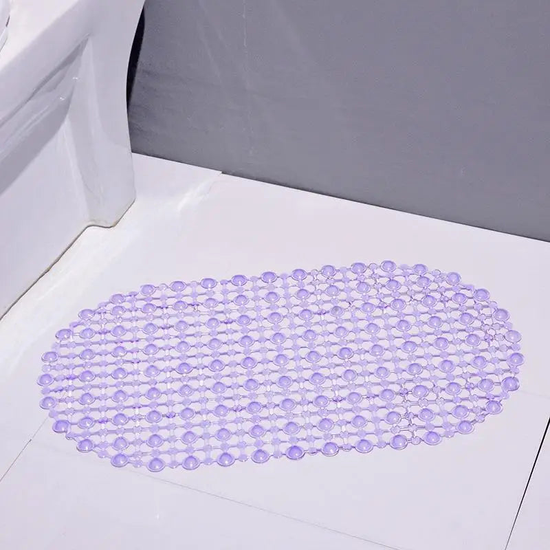 tapis bain antidérapant pvc ventouses transparent couleurs variées moderne minimaliste exfoliant savon lotion