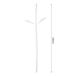 fleur artificielle velours rouge décoration intérieure moderne 30cm 40cm 50cm 60cm base plastique blanc