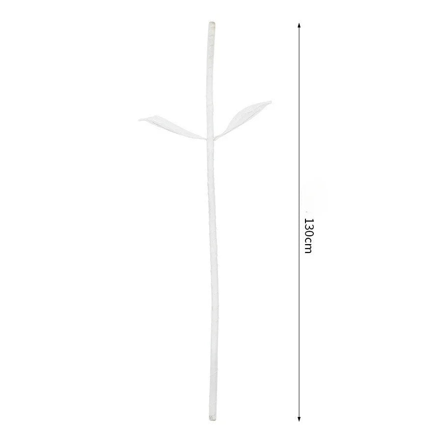 fleur artificielle velours rouge décoration intérieure moderne 30cm 40cm 50cm 60cm base plastique blanc