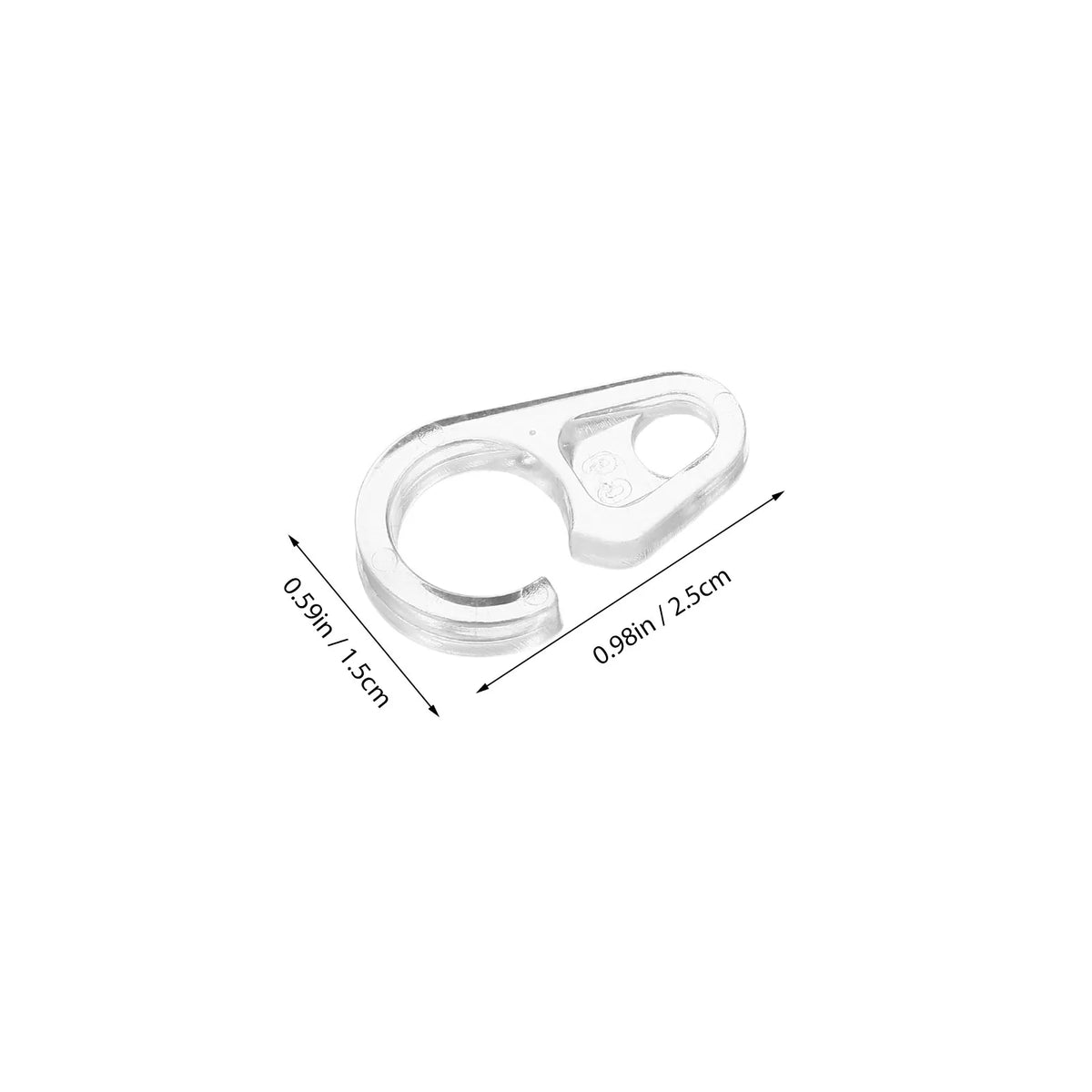 crochets suspension transparents blanches dorées robustes rideaux adhésifs modernes minimalistes plastique