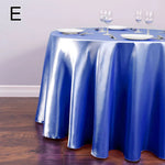 nappe table rouge noire bleu violet jaune beige blanche verte satinée moderne opaque réutilisable