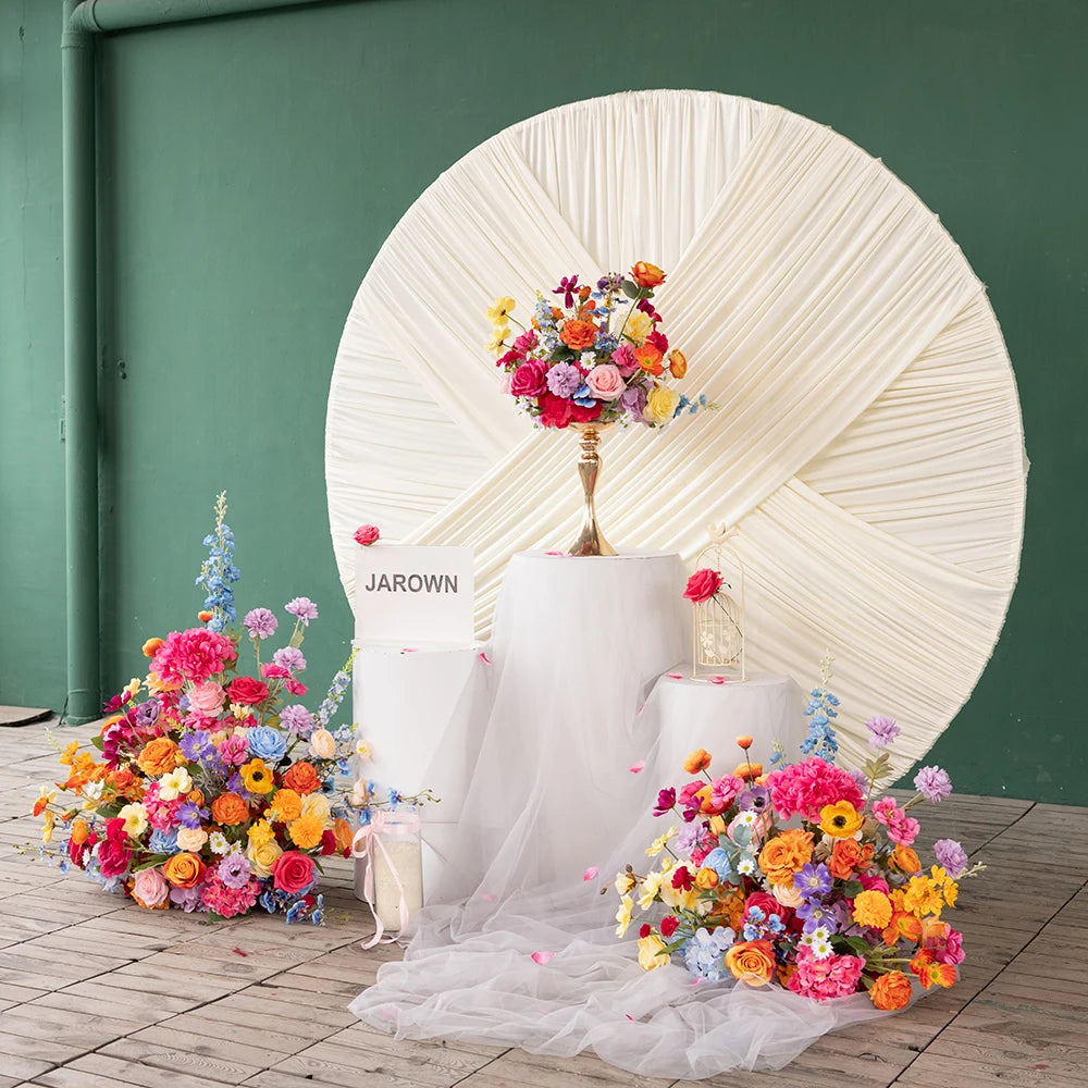 bouquets fleurs artificielles multicolores mariage anniversaire décoration extérieure moderne élégante variété