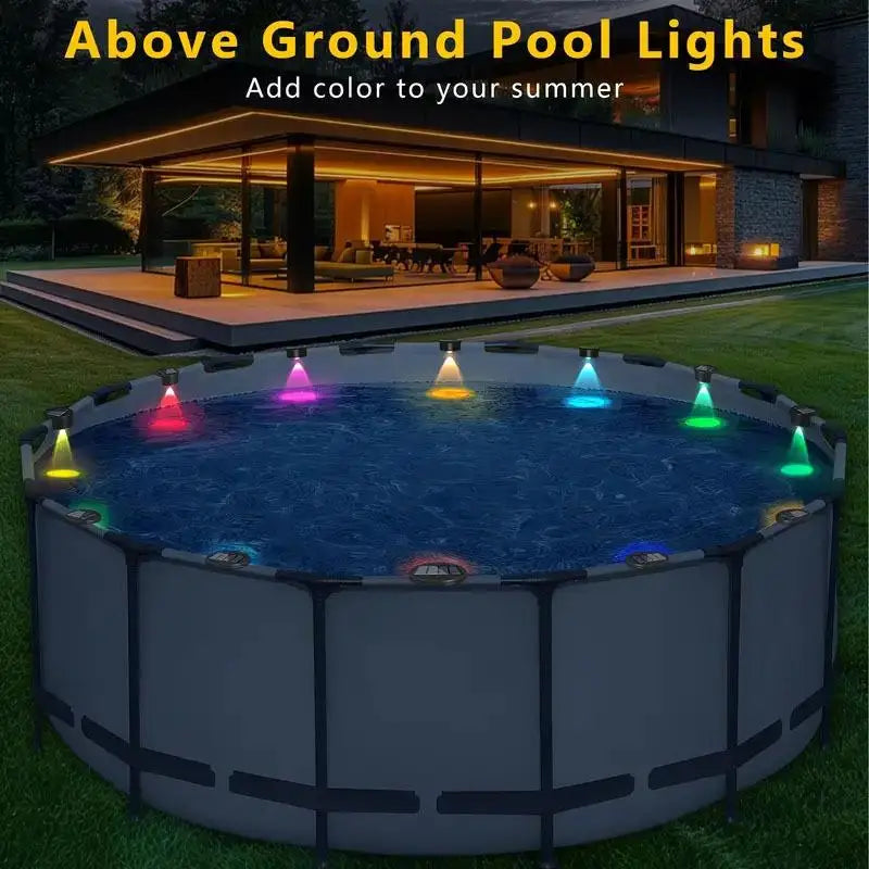 lampes solaires led extérieures décoratives modernes couleur noir jaune rouge bleu vert violet fixations