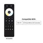 contrôleur led rf télécommande dimmable rgb rgbw cct bande lumineuse 12v 24v sans fil
