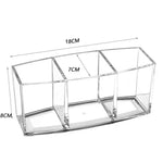 boîte pinceaux transparente diamant moderne réutilisable acrylique maquillage Brosse organisation cosmétique table