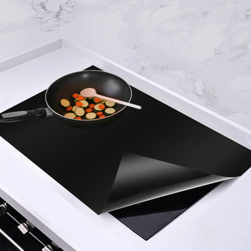 tapis cuisson induction silicone noir résistant 52x78cm moderne non adhésif protecteur multiprise