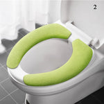coussin toilette velours adhésif réutilisable lavable confortable jaune gris orange bleu rose violet