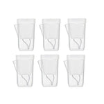 pots auto arrosants transparents modernes 5cm 5cm 8cm 12 unités 12 cotonnets