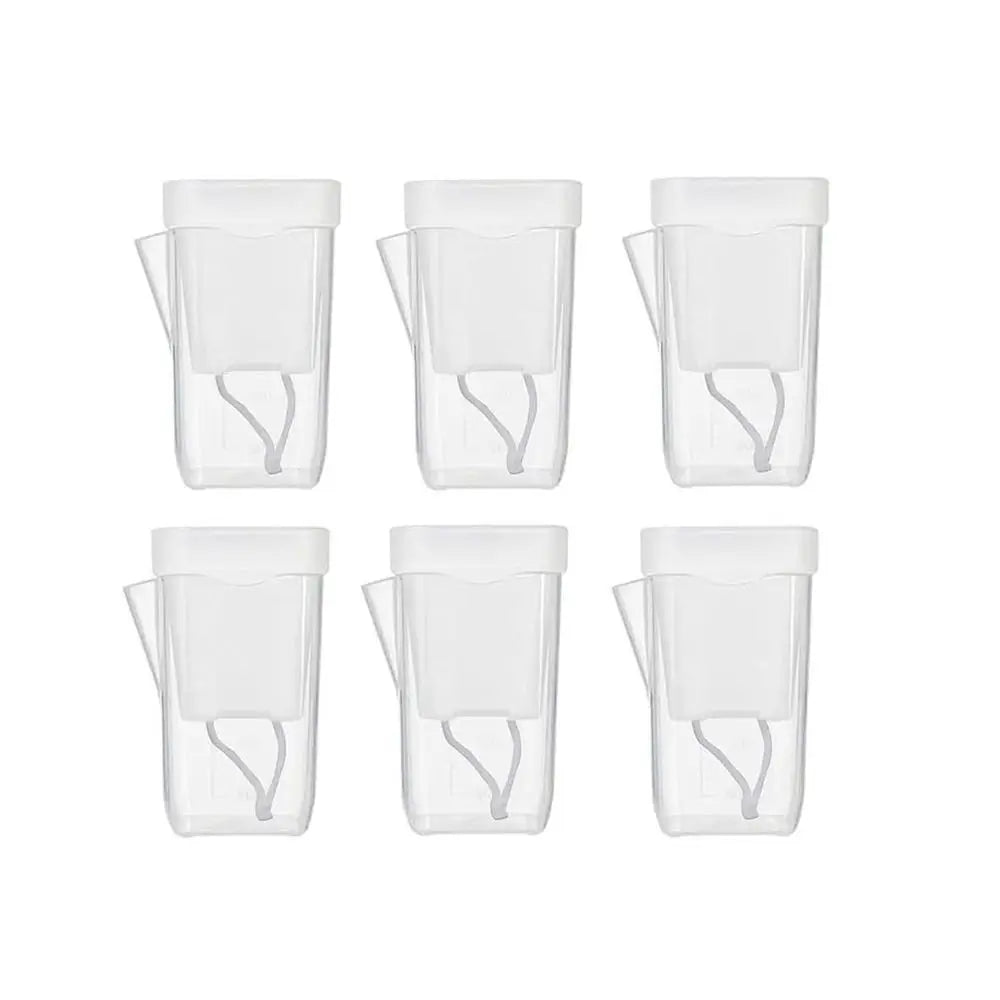 pots auto arrosants transparents modernes 5cm 5cm 8cm 12 unités 12 cotonnets