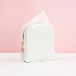 sac main moderne minimaliste vert pastel noir rose blanc beige violet fermeture glissière polyestère
