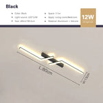 lampe moderne led noir 100cm 80cm 60cm minimaliste stepless dimming warm white