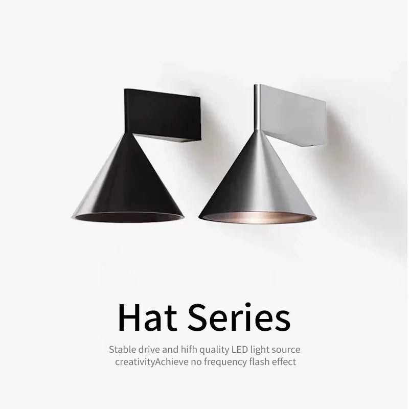 lampe murale moderne aluminium noir argenté gris clair brossée mur fixéeintérieurextérieur