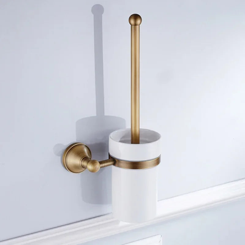 accessoires salle bain bronze finition brossé vis fixations classiques or satiné texture satinée