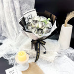 bouquet roses artificielles classique décoration mariage anniversaire intérieur festive pendaison crémaillère