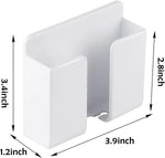support téléphone portable blanc moderne adhésif rack stockage pratique suppléments