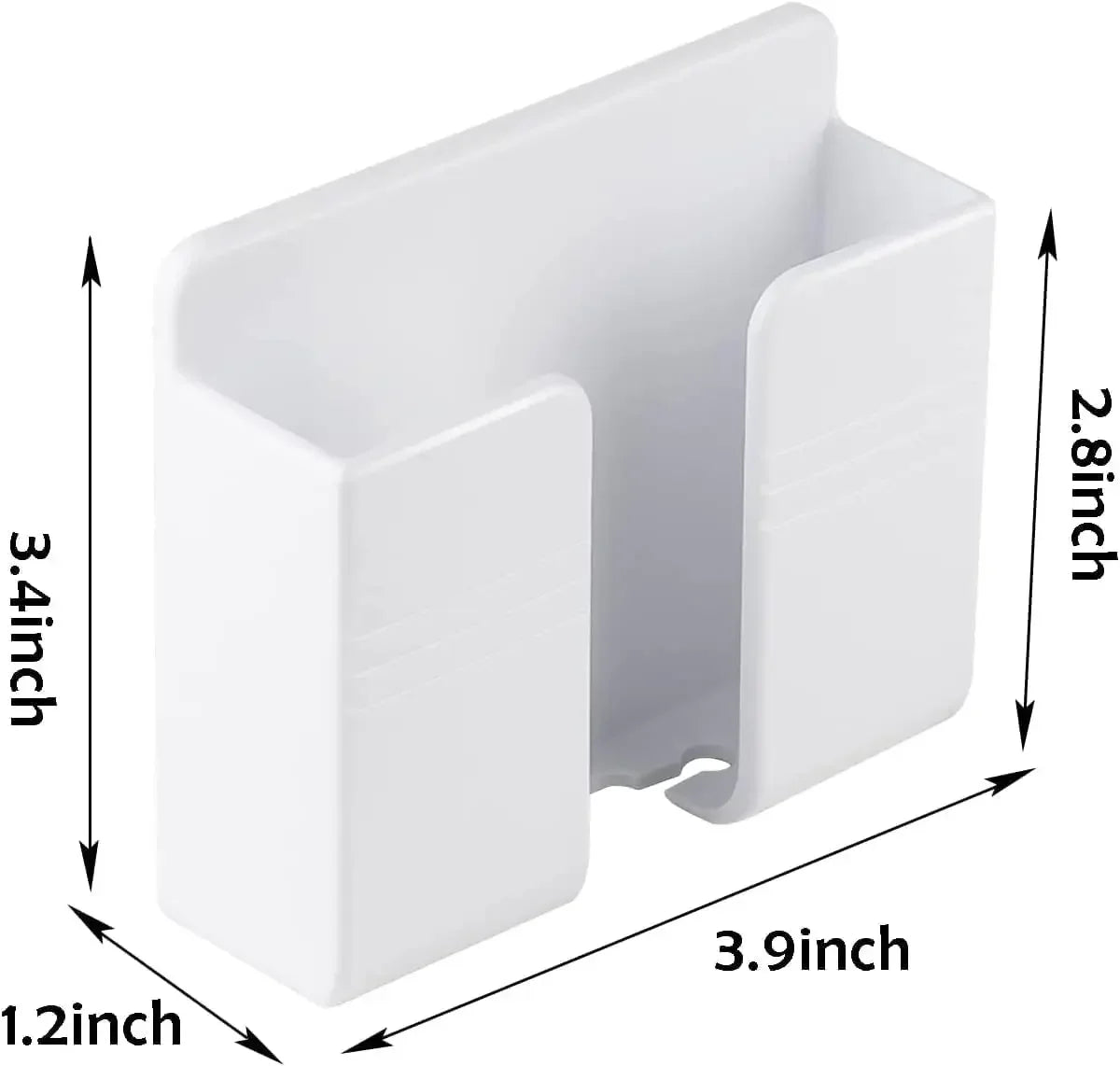 support téléphone portable blanc moderne adhésif rack stockage pratique suppléments
