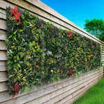 panneau mural végétal artificiel décoration maison feuilles fleurs moderne naturel tapis eucalyptus sans arrosage