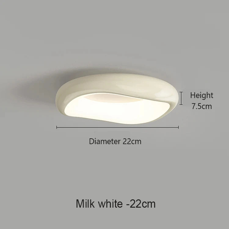 plafonniers led modernes minimaliste couleur crème noir vert chambre enfant éclairage salle étude cuisine