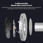 lampe chevet intelligente led blanc moderne minimaliste 400 lumens bluetooth wifi commandes tactiles