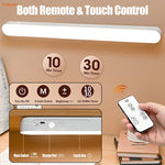 lampe led moderne rechargeable télécommande interrupteur tactile 28 48 cm blanc adjustable