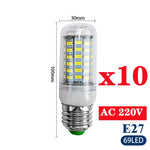 ampoules led blancs grains maïs modernes e14 e27 salon chambre 360 lumens