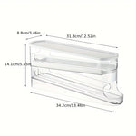 rangement œufs réfrigérateur transparent couvercle blanc moderne minimaliste plateaux plastique qualité alimentaire