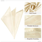 serviettes table rose pâle bleu royal beige clair modernes 12 pièces satinées polyester