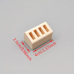 support chargeur moderne réutilisable plastique beige clair quatre fentes opaques objets divers respectueux environnement