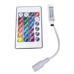 contrôleur lumière led rgb 24 touches 44 touches télécommande ir blanc noir moderne