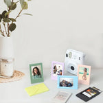 mini cadres photo polaroid couleur pastel moderne pièces jaune rose violet vert bleu gris