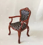 miniature chaise bois décorative meubles maison poupée classique scène miniature 112
