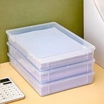organisateur papier transparent moderne réutilisable plastique clips papier a4 examens