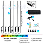 ruban led vert bleu rose blanc moderne éclairage encastré rgb synchronisation musicale effets poursuite