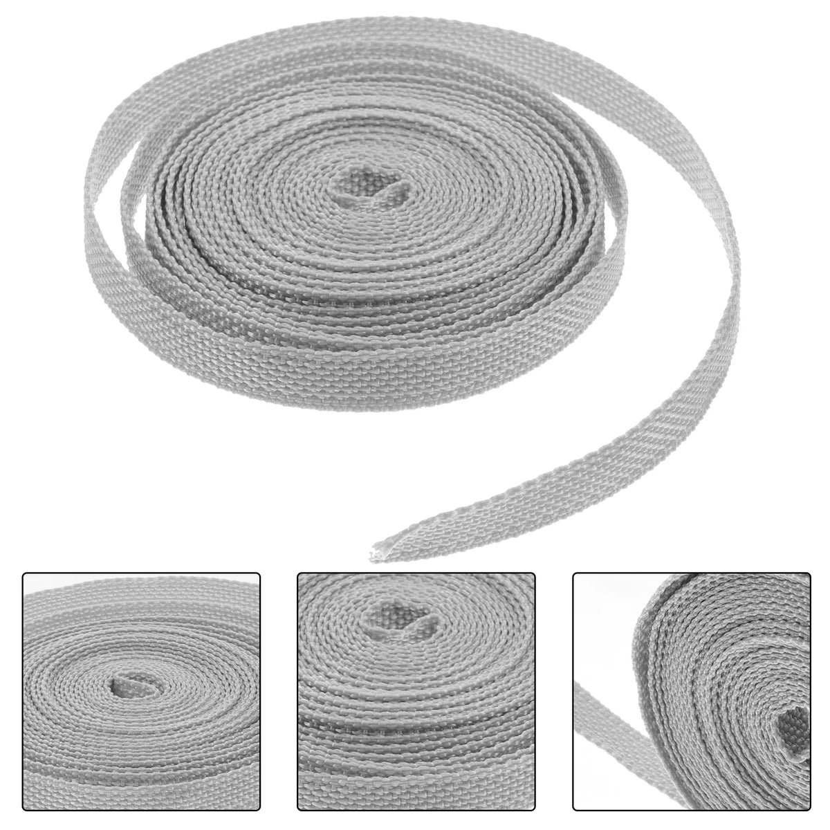 ruban rideau gris clair tissé finement moderne maison chic decoration interieur