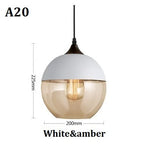 Suspension lumineuse moderne verre translucide câble noir salon chambre