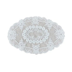 serviettes table classiques dentelle blanche maison festives round 18cm 27cm ovale 17x28cm 19x30cm 29x45cm