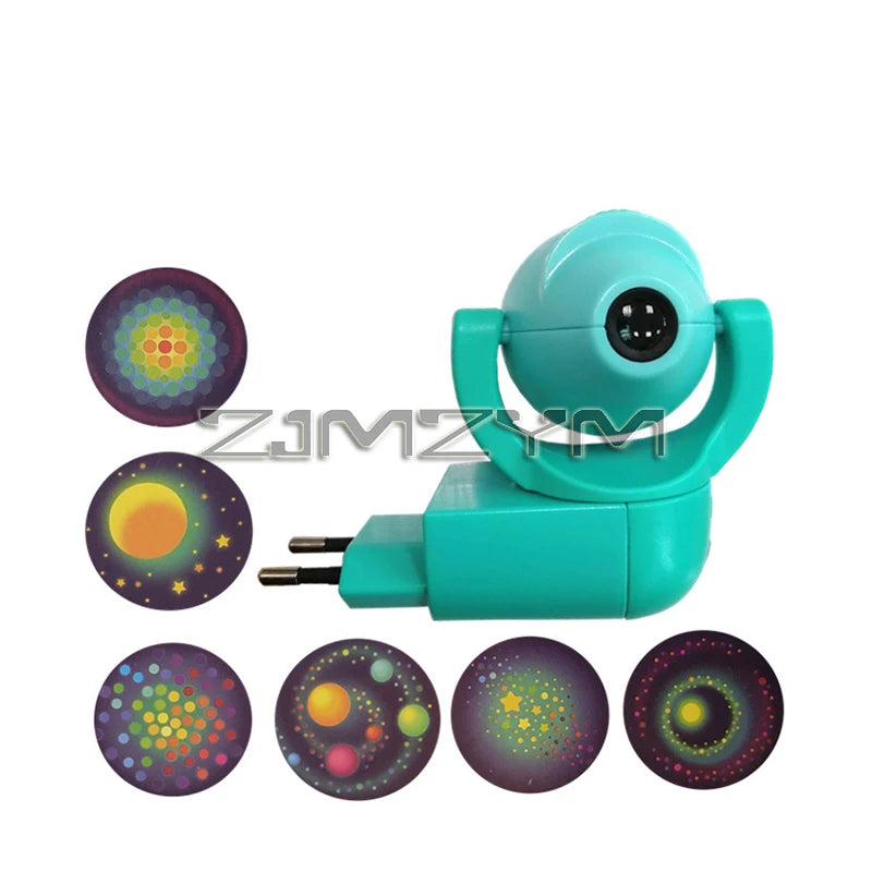 veilleuse led caméra web stickers modernes couleurs vives chambre