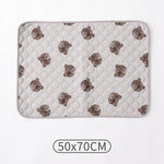 tapis animal grès beige ours marron texture quadrillée moderne doux absorbant