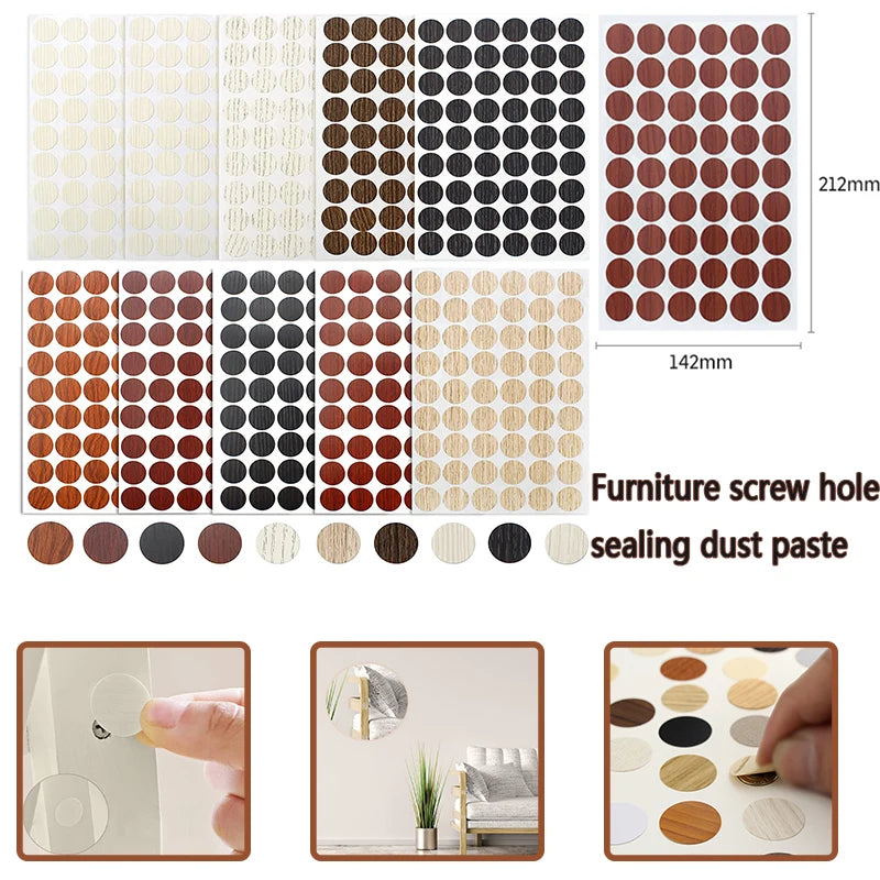 Autocollants décoratifs pour meubles en PVC - 54 pièces