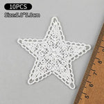 dentelles blanches motifs floraux traditionnels mariage décoration bricolage projet couture unisexe polyester