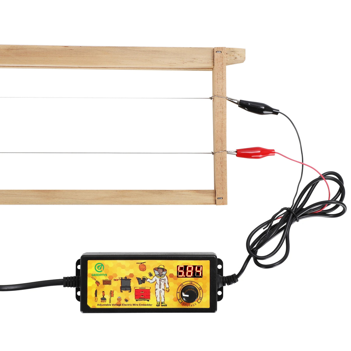 embrodereuse electrique fil fer noir jaune blanc imprimé pratique utilitaire cable alimentation cable fil