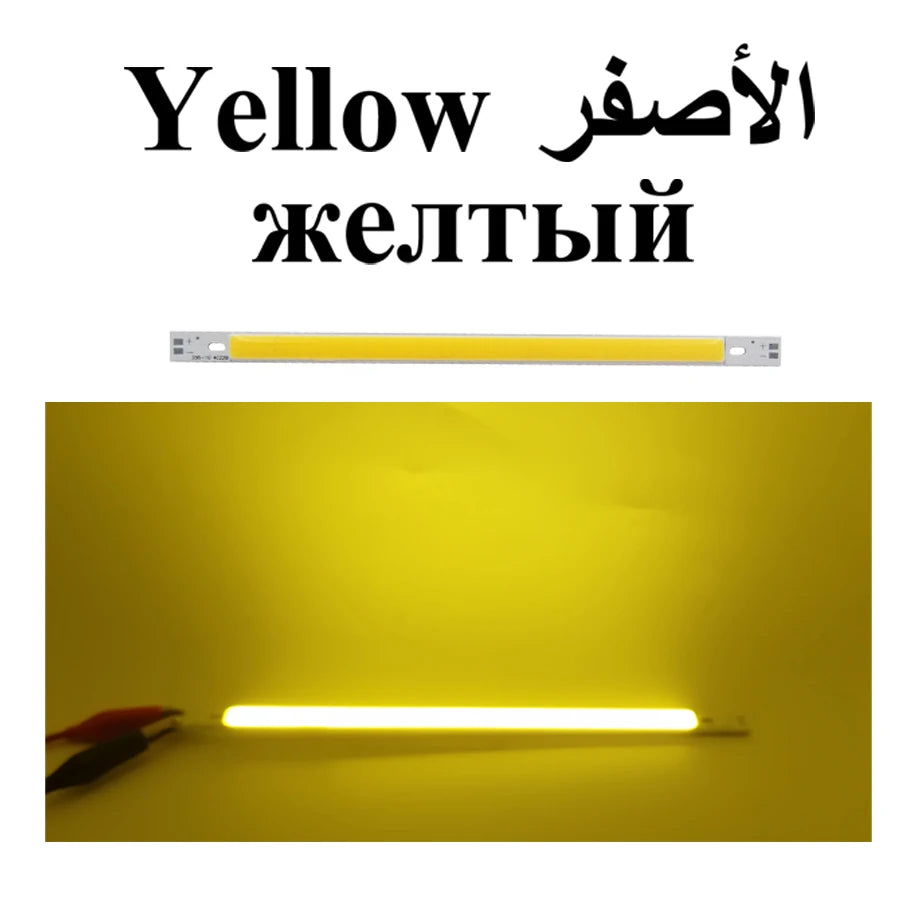 ruban led 200mm 12v blanc jaune vert bleu rouge clips moderne