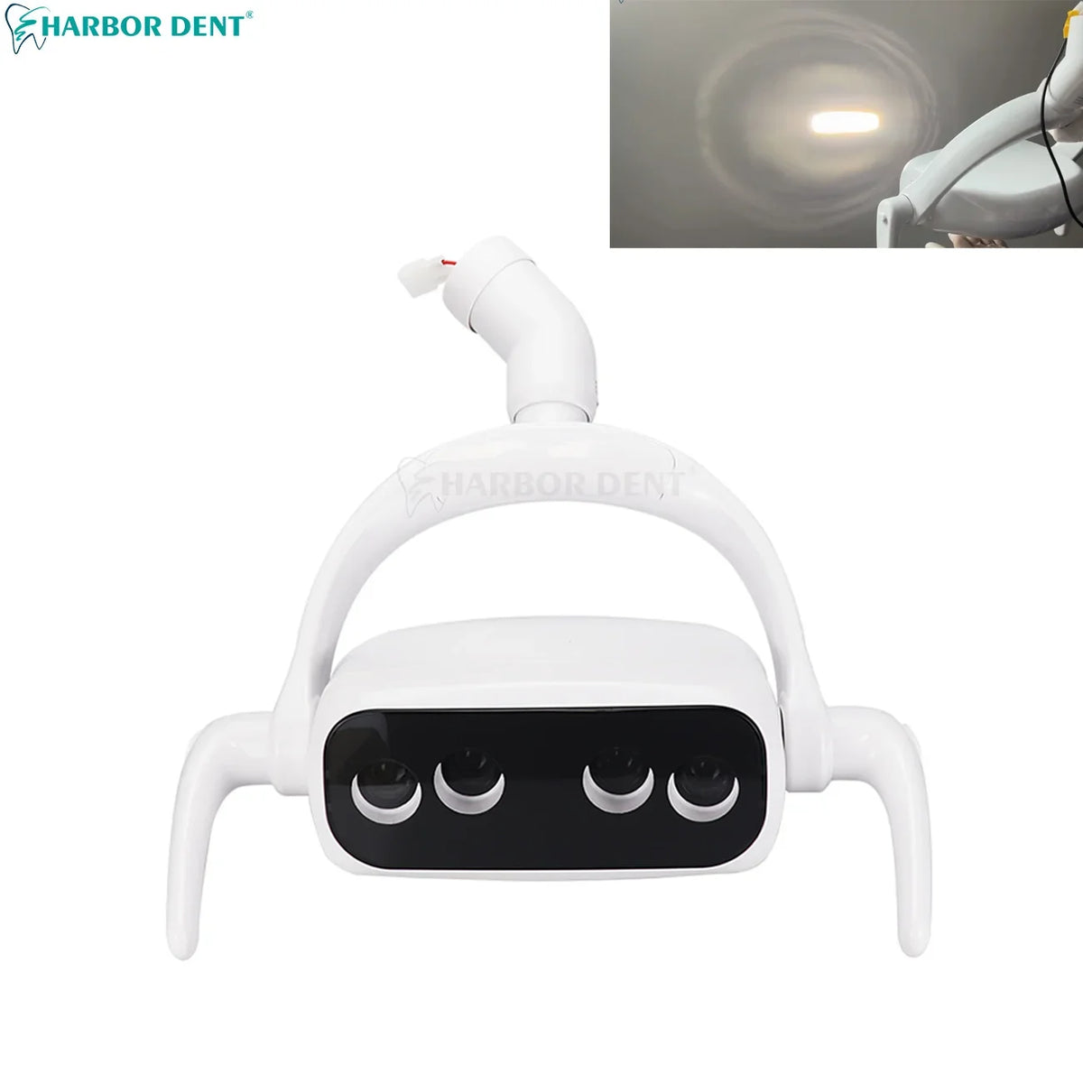 lampe dentaire led sans ombre blanc moderne interrupteur capteur infrarouge