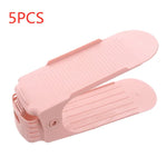 support chaussures réutilisable clips moderne noir gris rose bleu vert jaune violet ab